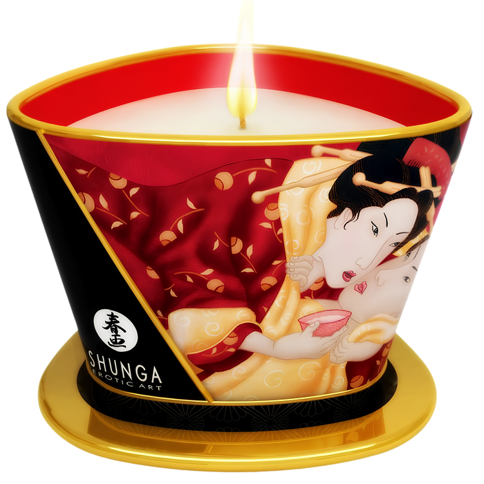 Bougie De Massage Shunga - Ambiance Et Massage À Deux
