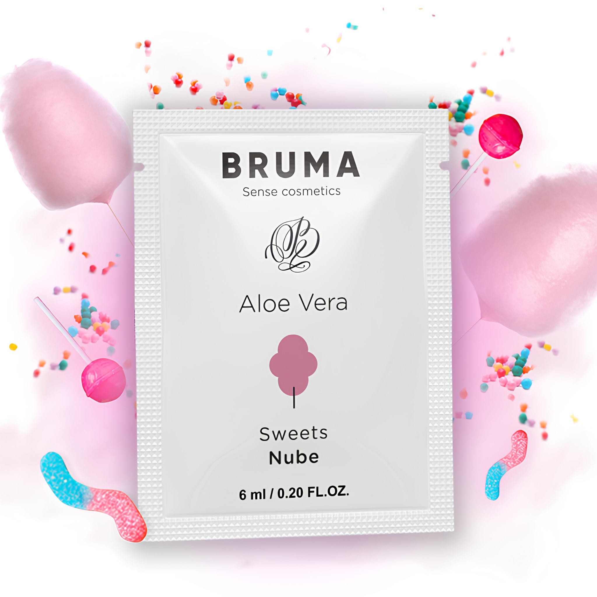 Échantillon Lubrifiant Aloe Vera - Goût Barbe à Papa 6 ml