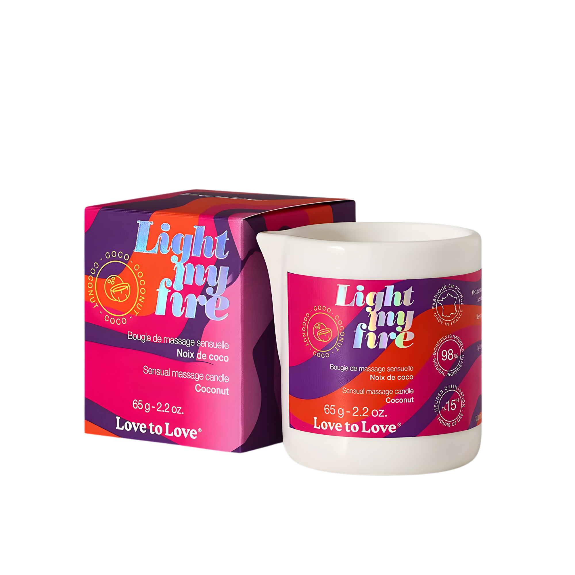 Bougie Spéciale Massage — Huile Tiède & Précision