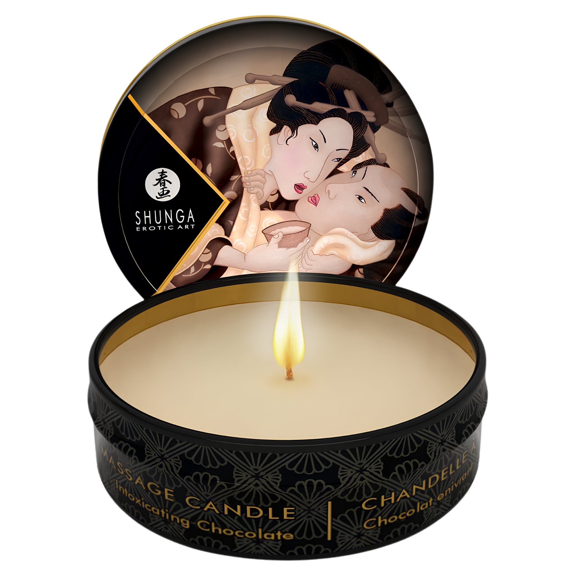 Bougie De Massage Shunga - Chaleur Et Sensualité