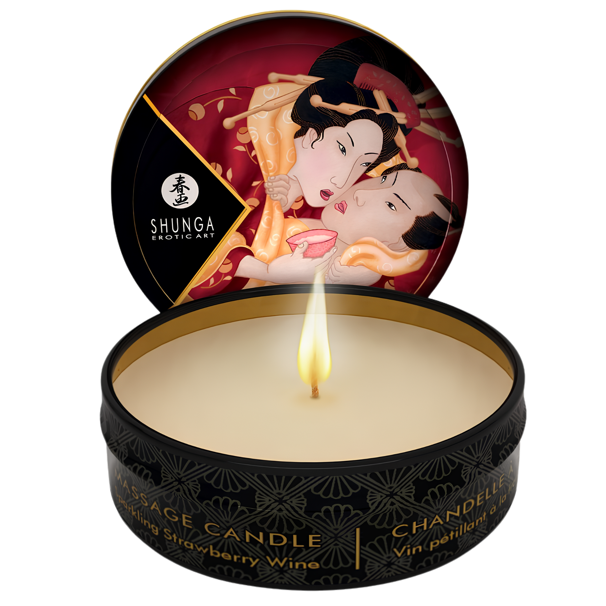 Bougie De Massage Shunga - Chaleur Et Sensualité