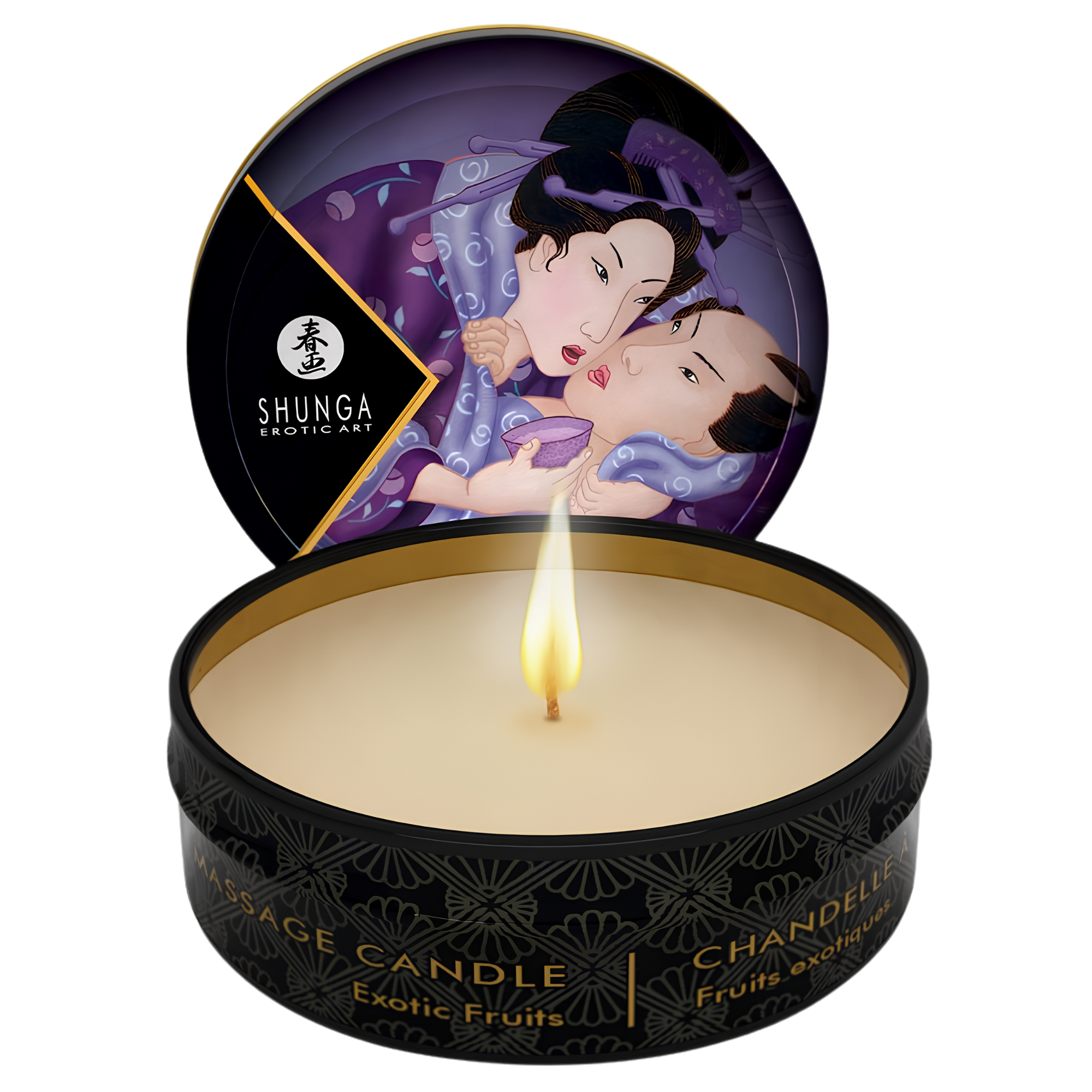 Bougie De Massage Shunga - Chaleur Et Sensualité