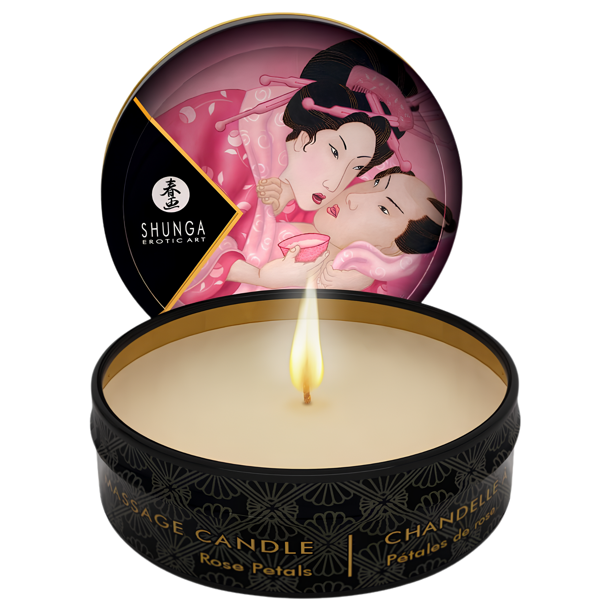 Bougie De Massage Shunga - Chaleur Et Sensualité