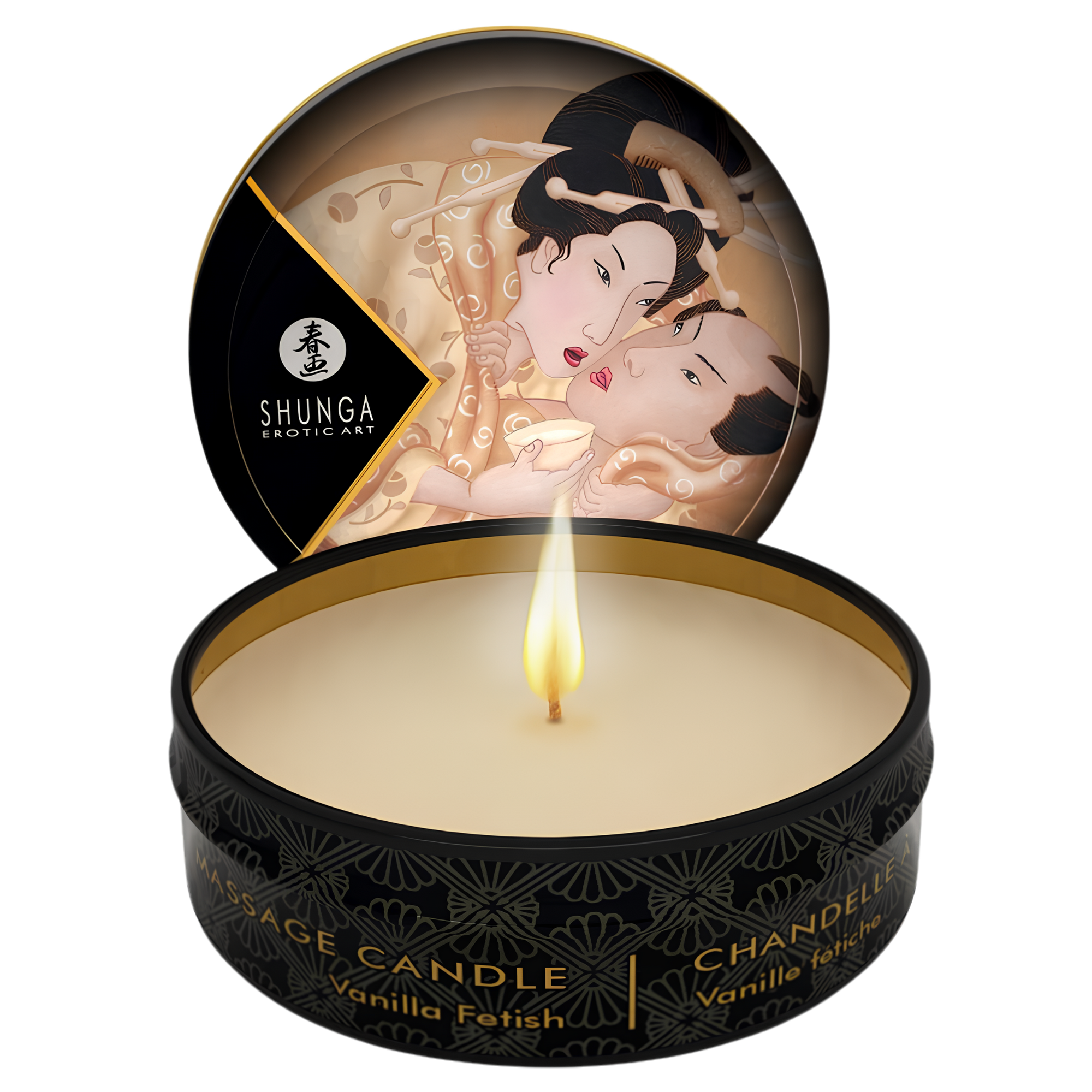Bougie De Massage Shunga - Chaleur Et Sensualité