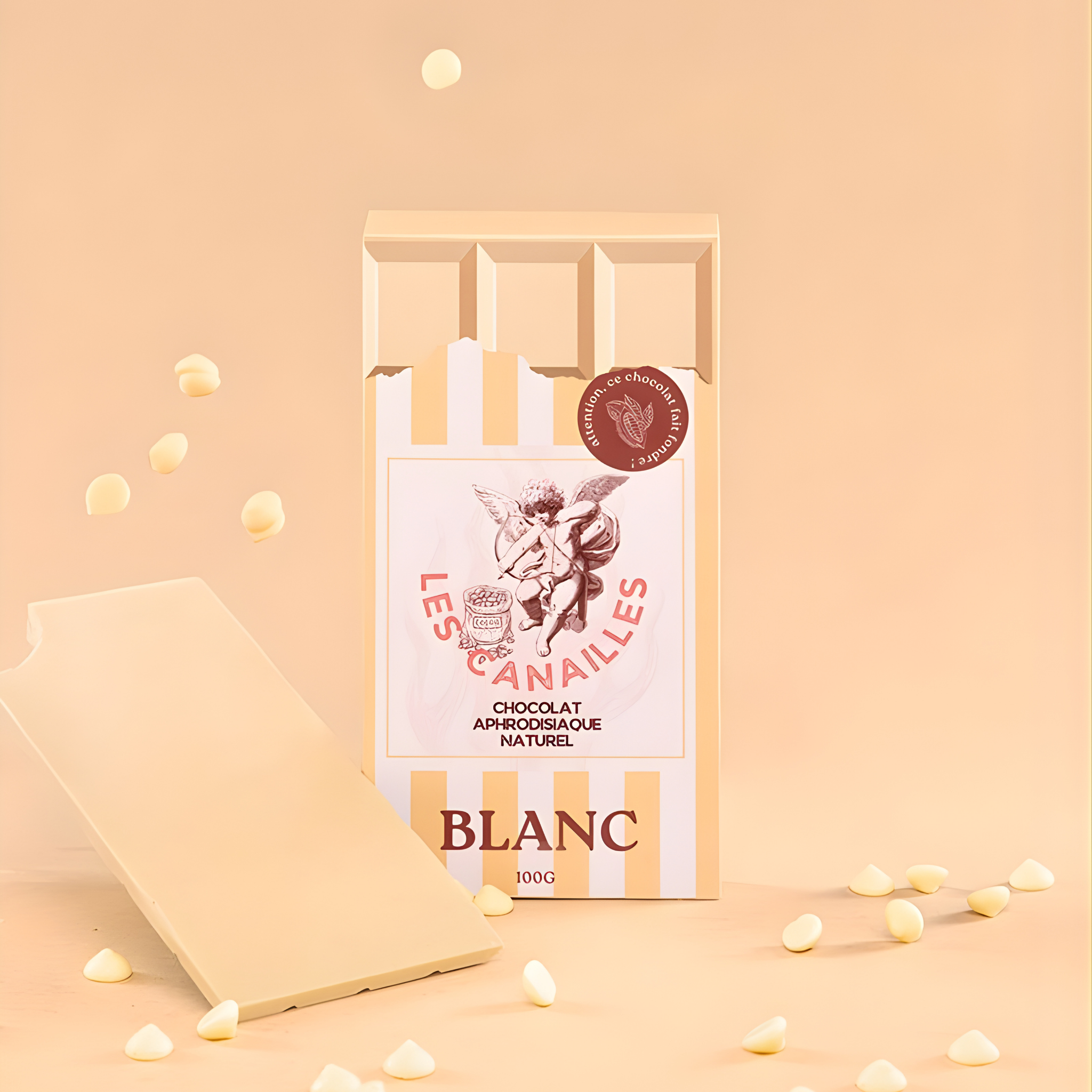 Tablette chocolat blanc - Aphrodisiaque