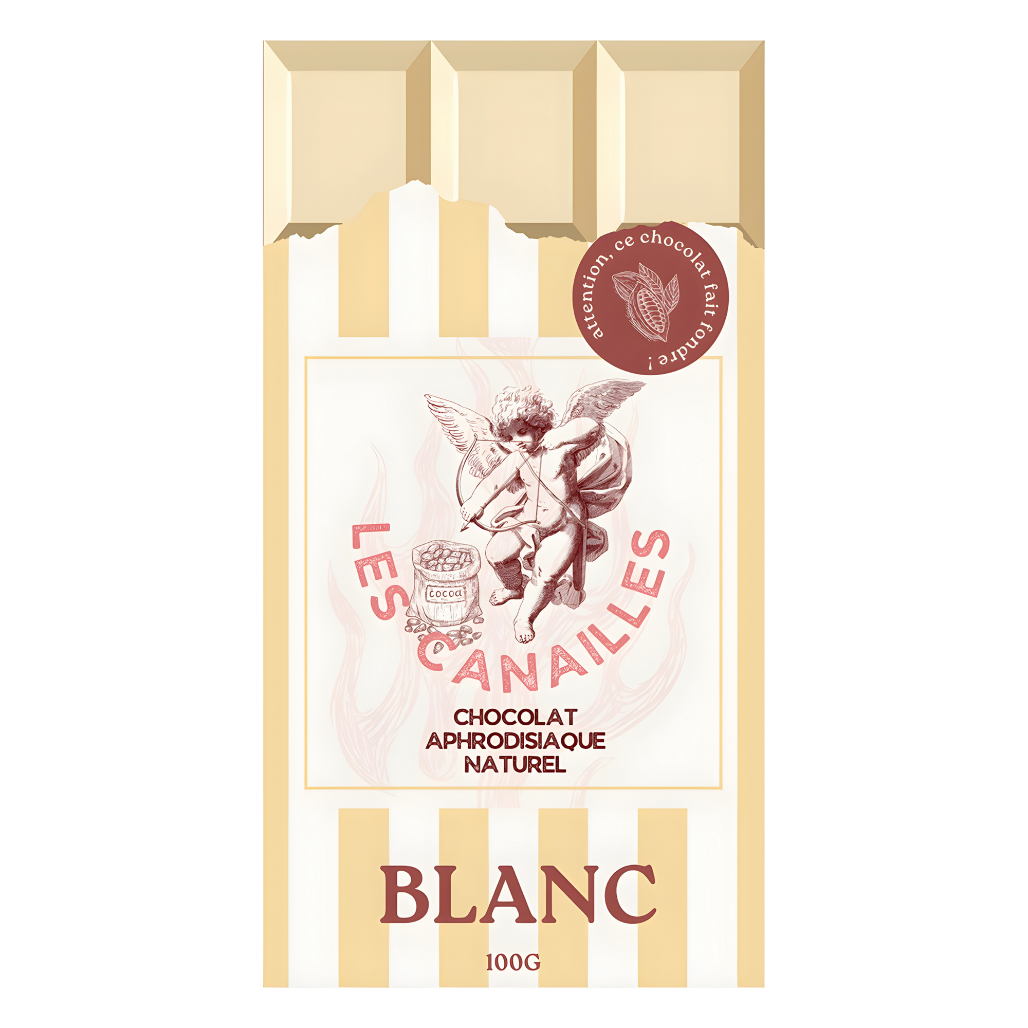 Tablette chocolat blanc - Aphrodisiaque