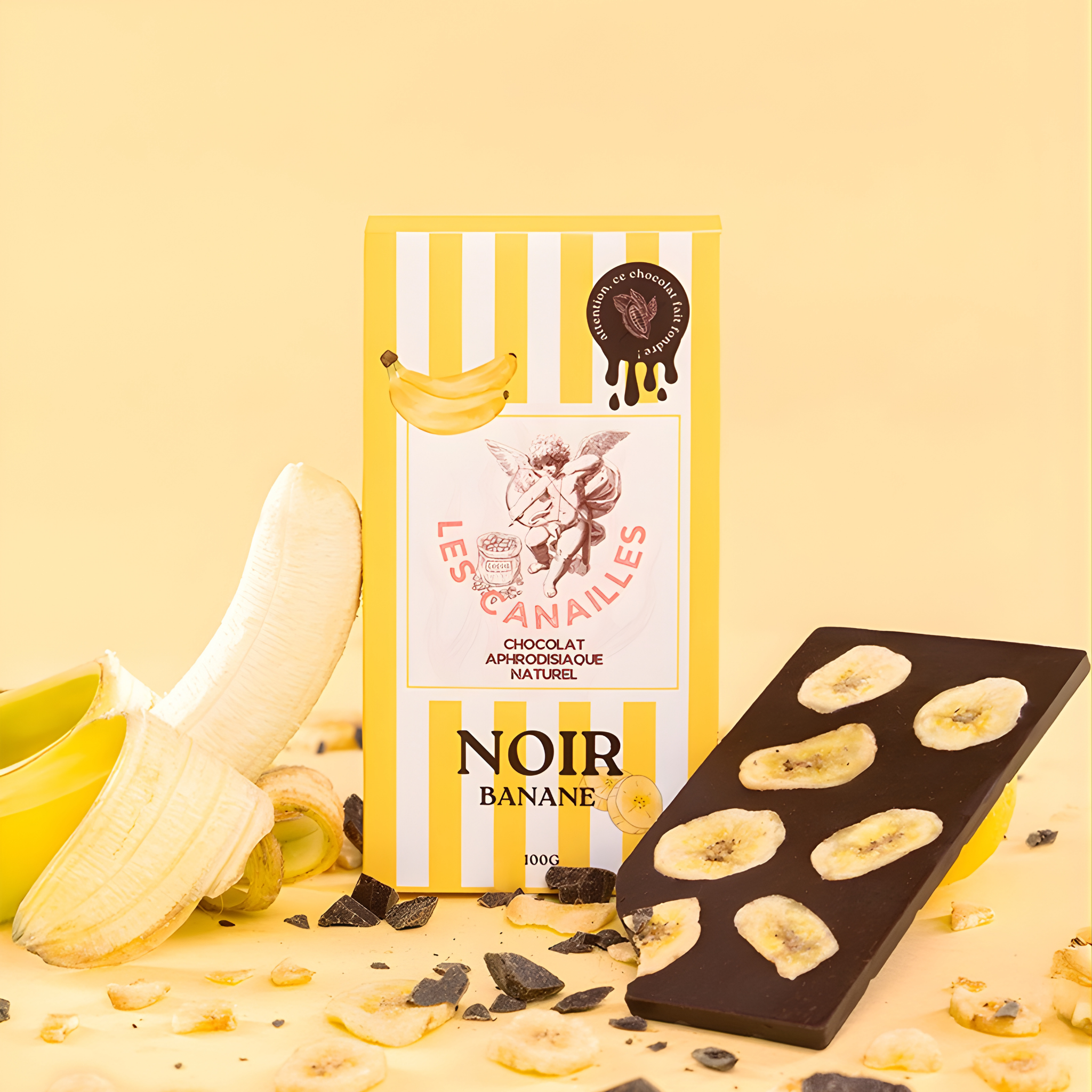 Tablette Chocolat Noir Banane - Aphrodisiaque