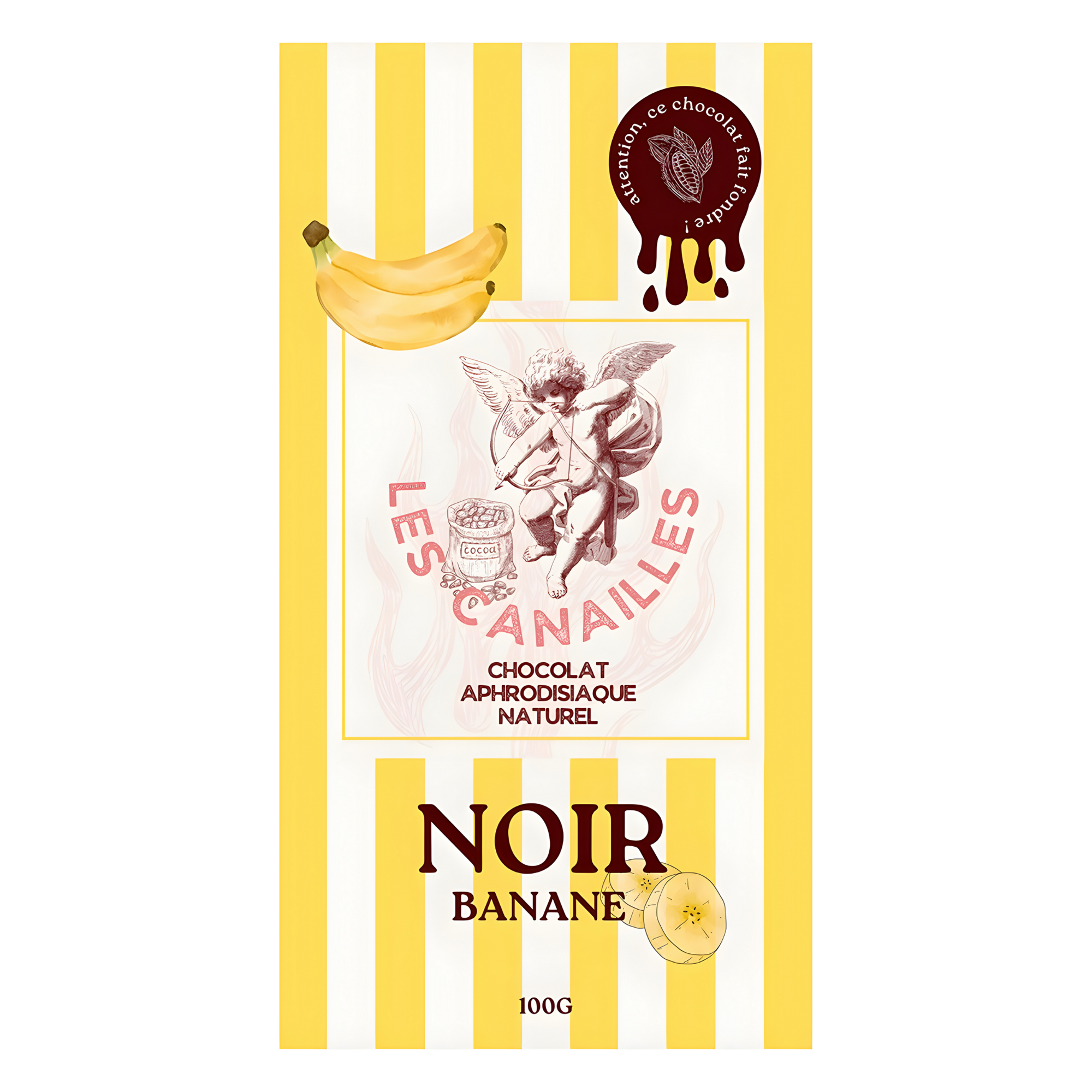 Tablette Chocolat Noir Banane - Aphrodisiaque