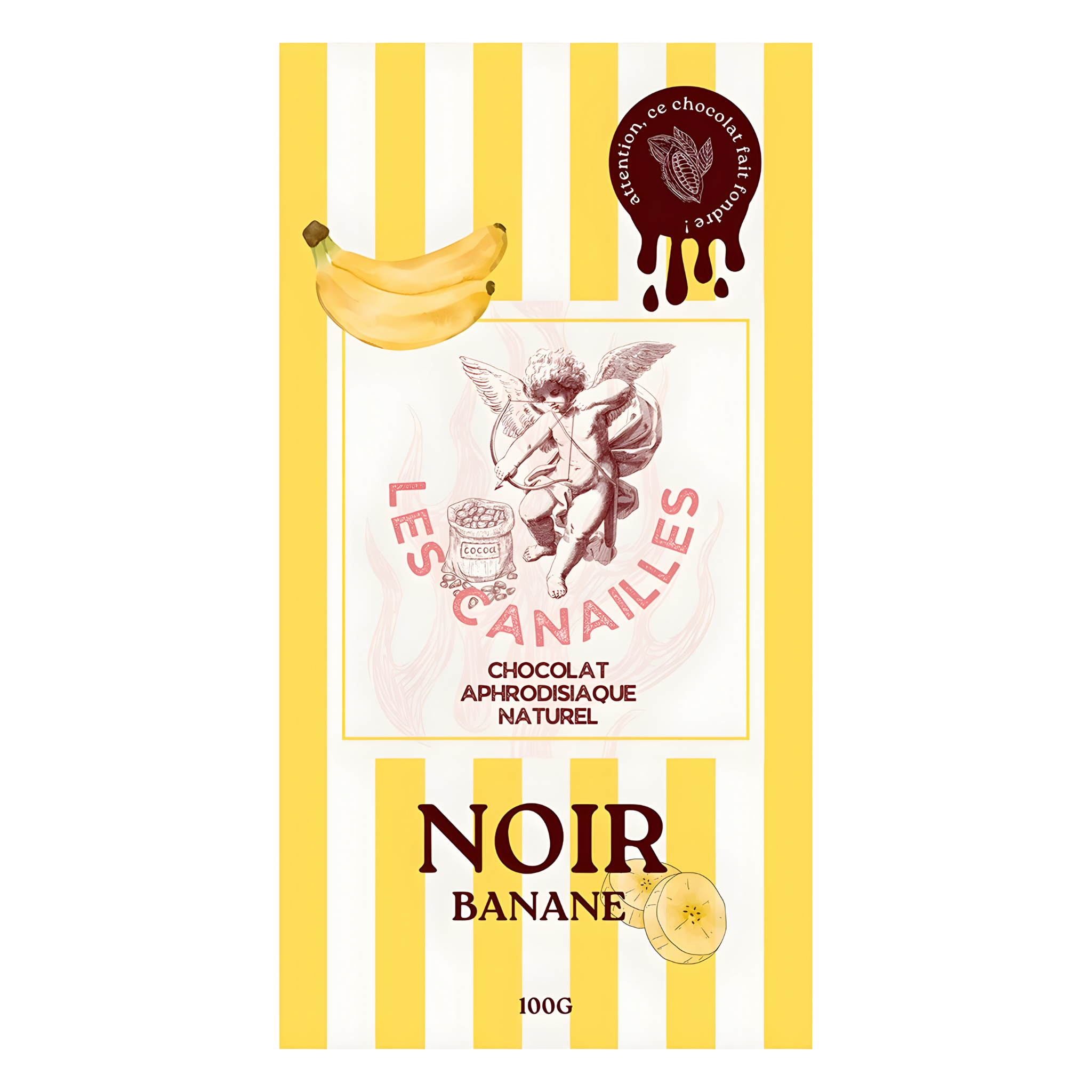 Tablette Chocolat Noir Banane - Aphrodisiaque