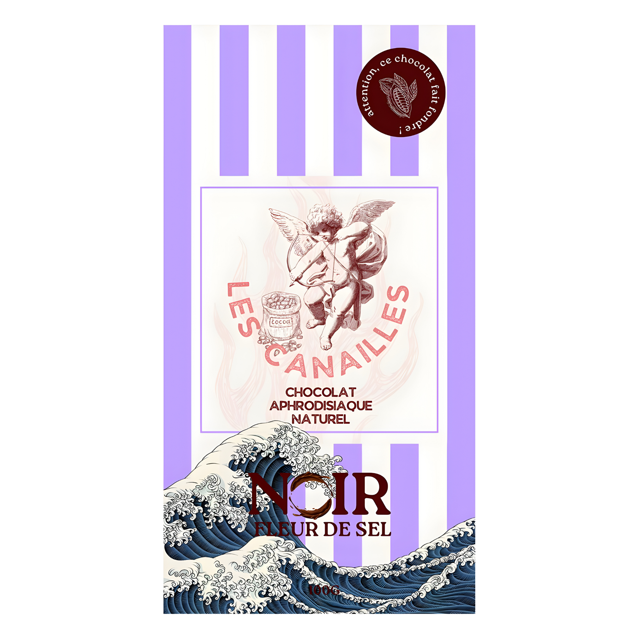 Tablette chocolat noir fleur de sel - Aphrodisiaque