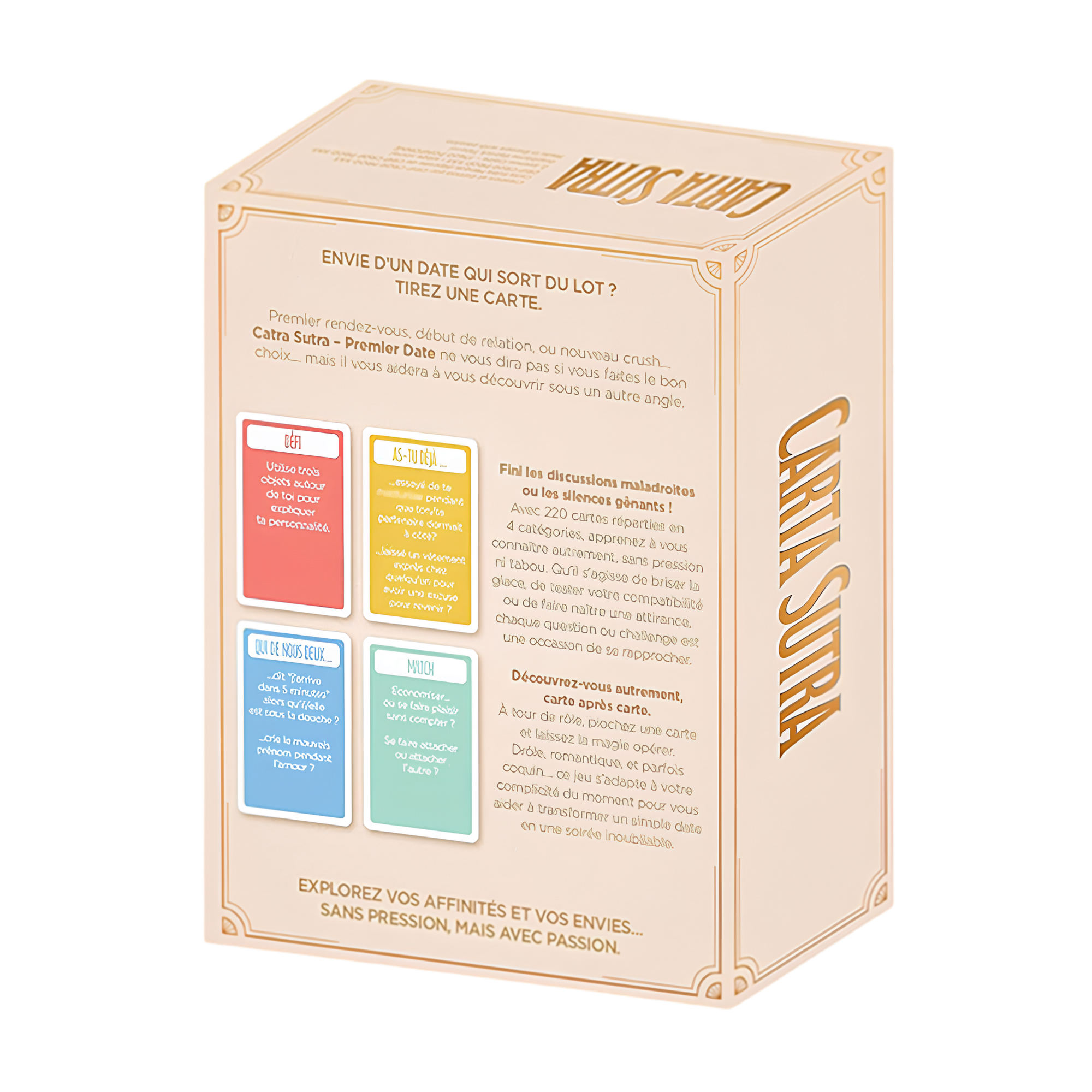 CARTA SUTRA PREMIER DATE - BRISEZ LA GLACE EN DOUCEUR
