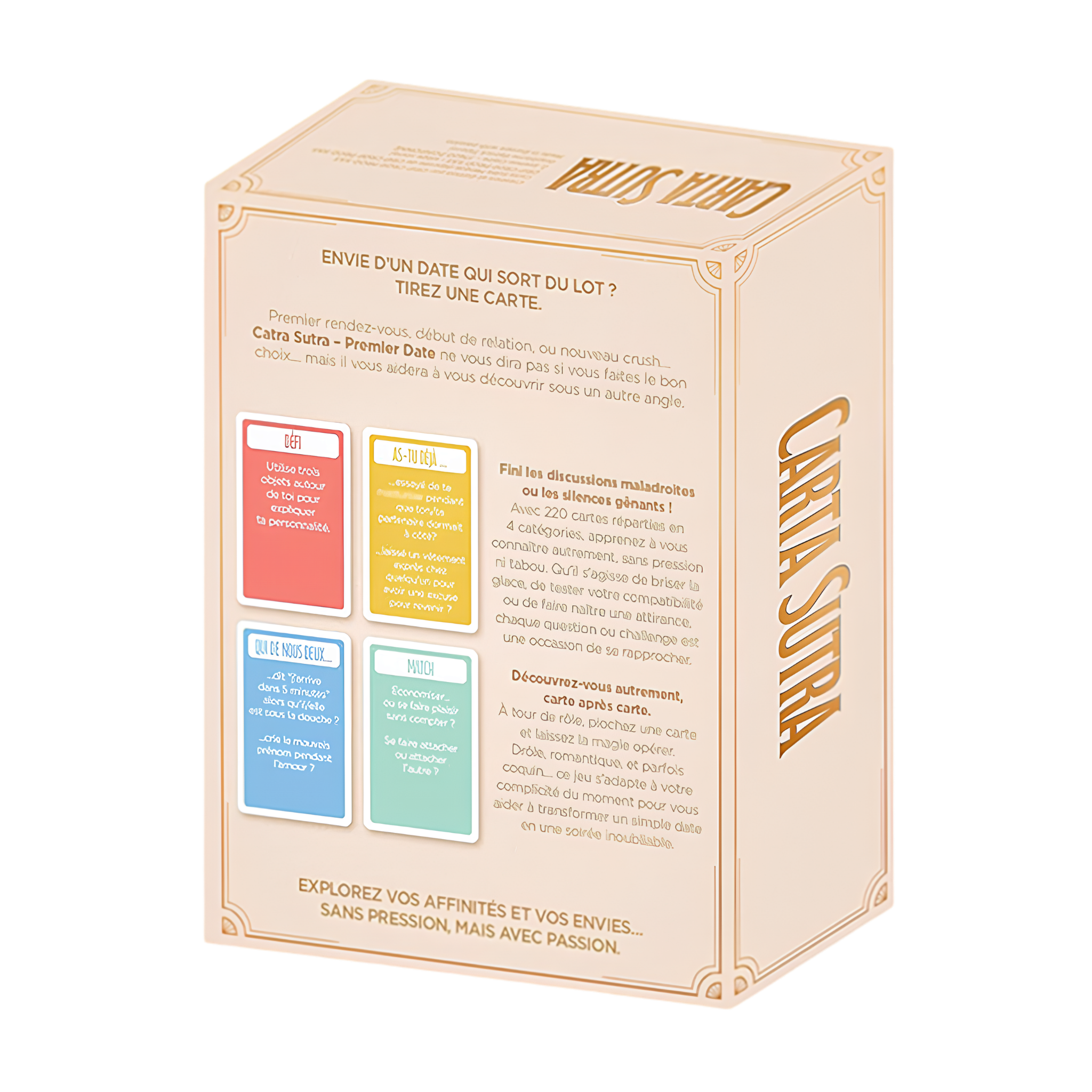 CARTA SUTRA PREMIER DATE - BRISEZ LA GLACE EN DOUCEUR