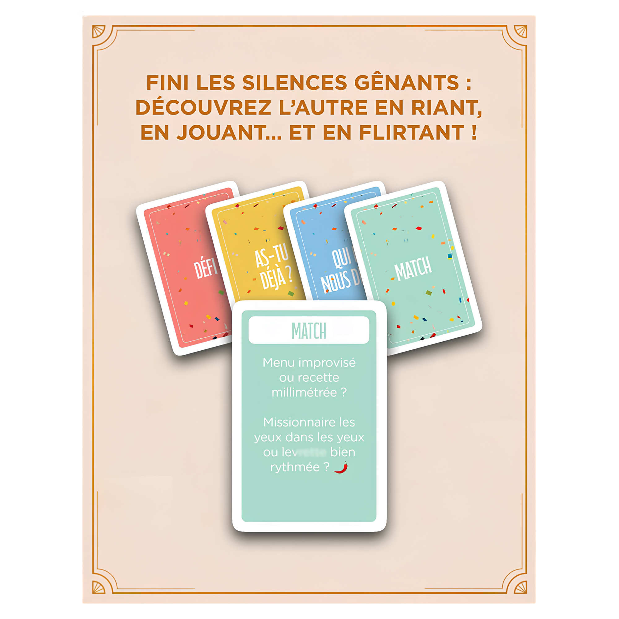 CARTA SUTRA PREMIER DATE - BRISEZ LA GLACE EN DOUCEUR