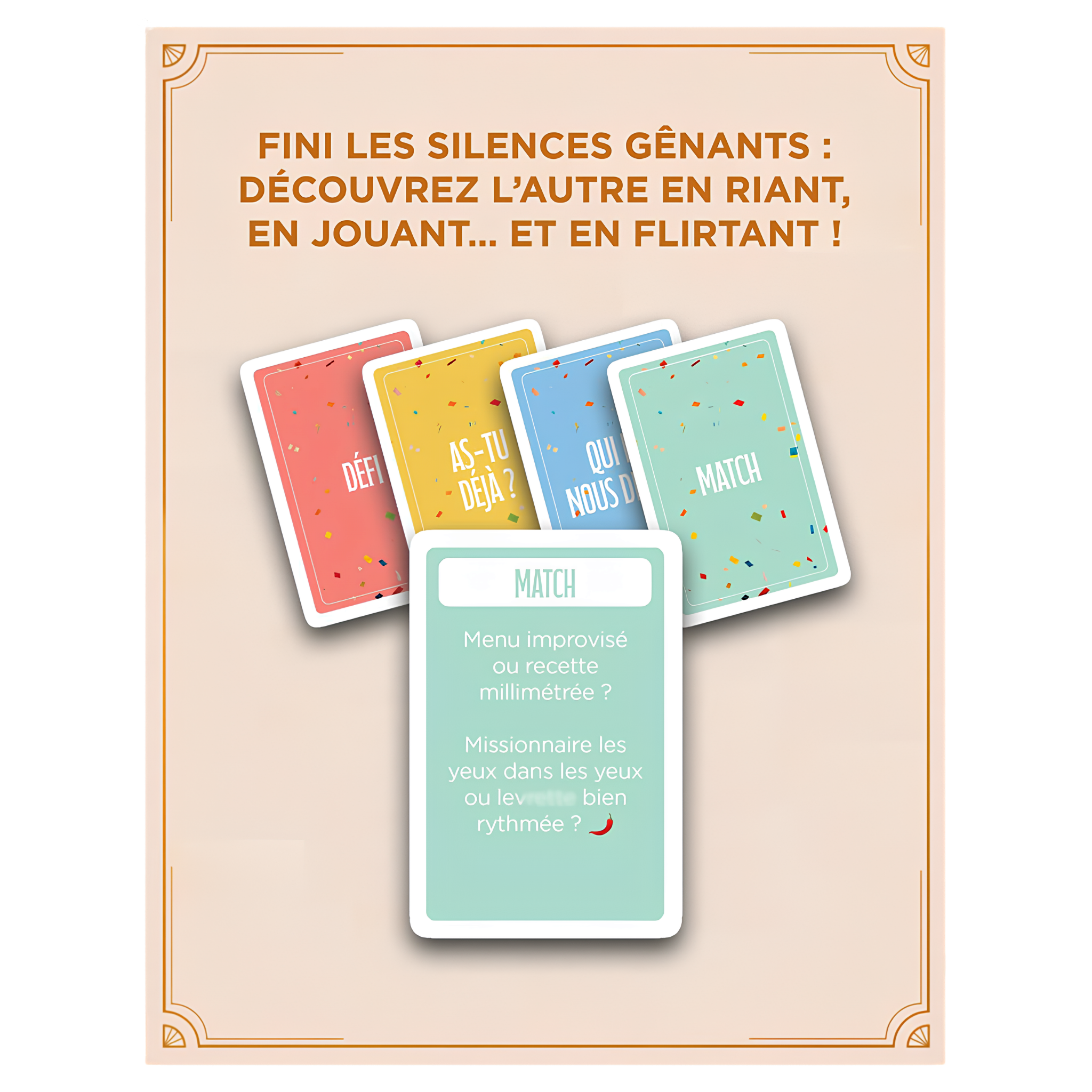 CARTA SUTRA PREMIER DATE - BRISEZ LA GLACE EN DOUCEUR