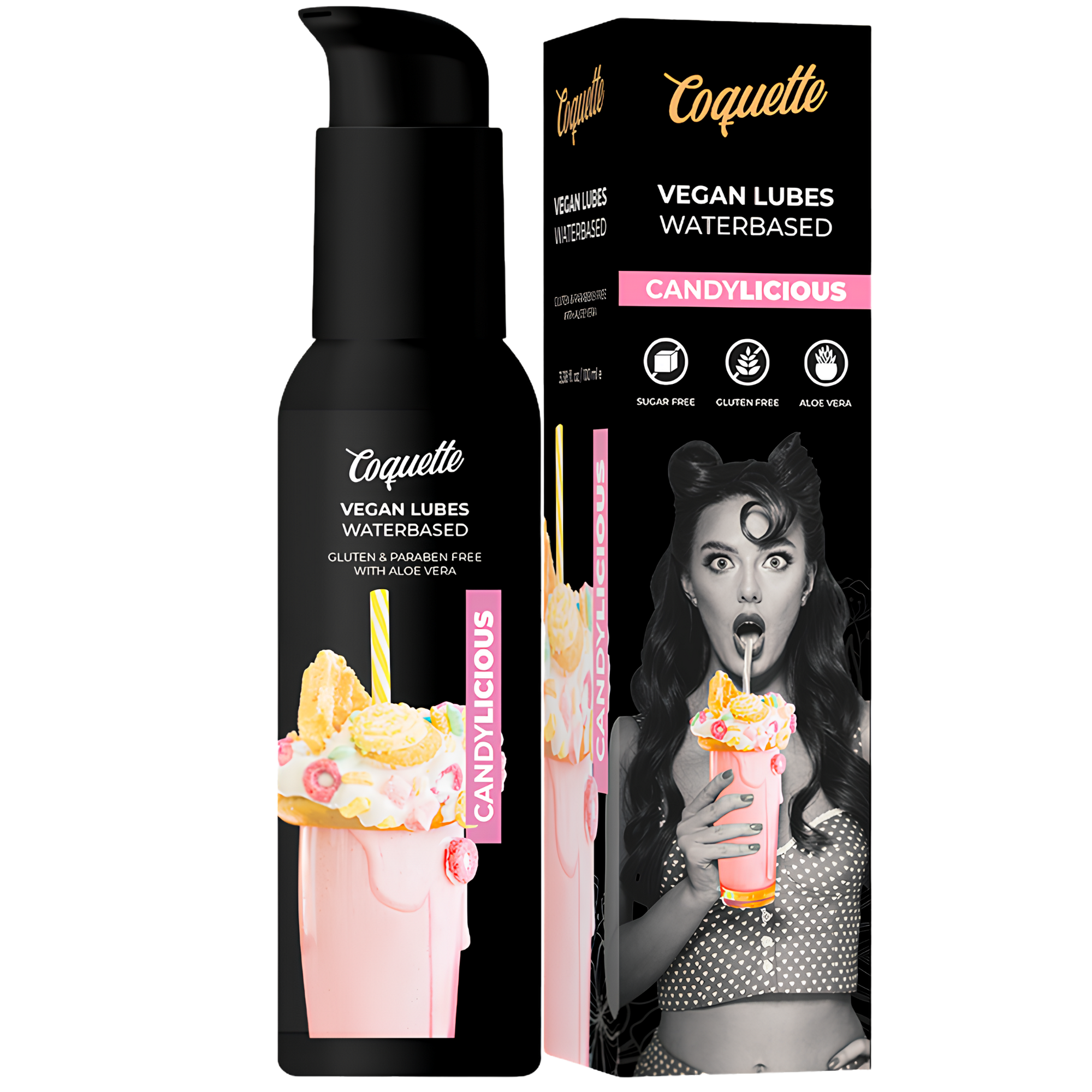 Lubrifiant Vegan Aromatisé Coquette - La Glisse Gourmande