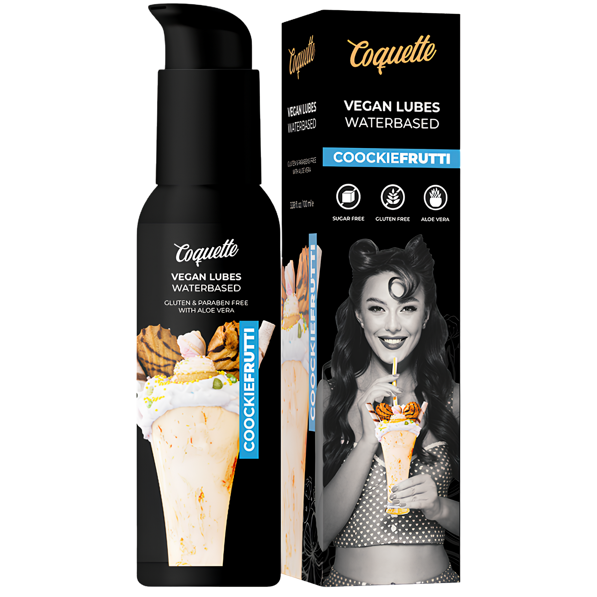 Lubrifiant Vegan Aromatisé Coquette - La Glisse Gourmande
